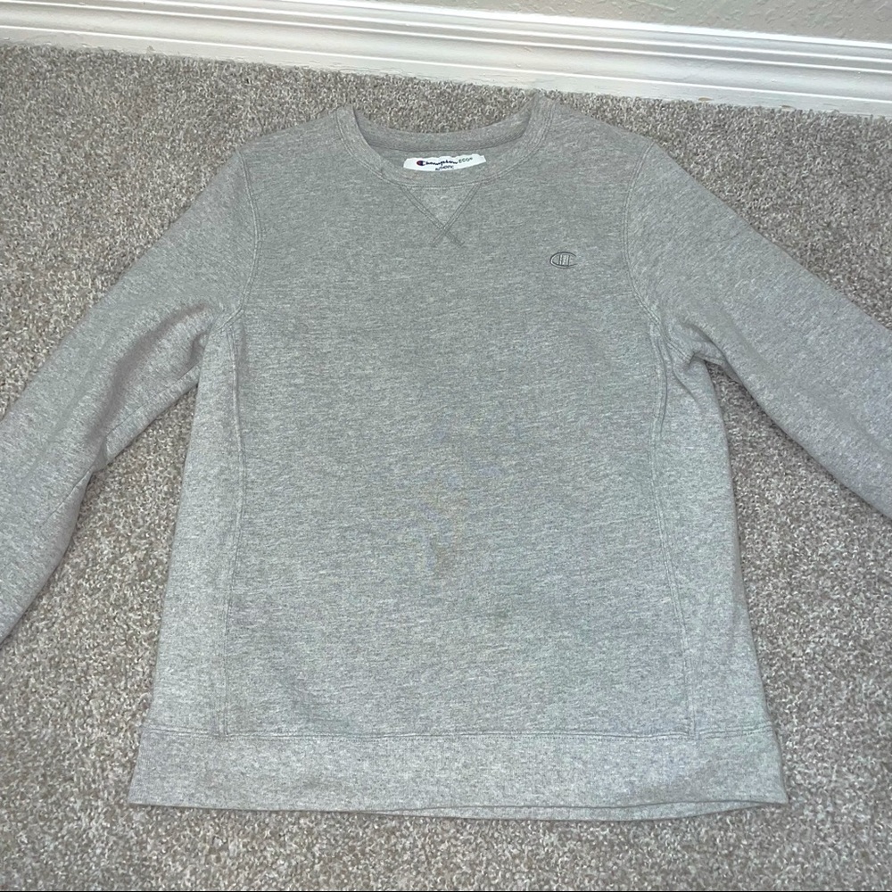 Champion unisex grey crewneck